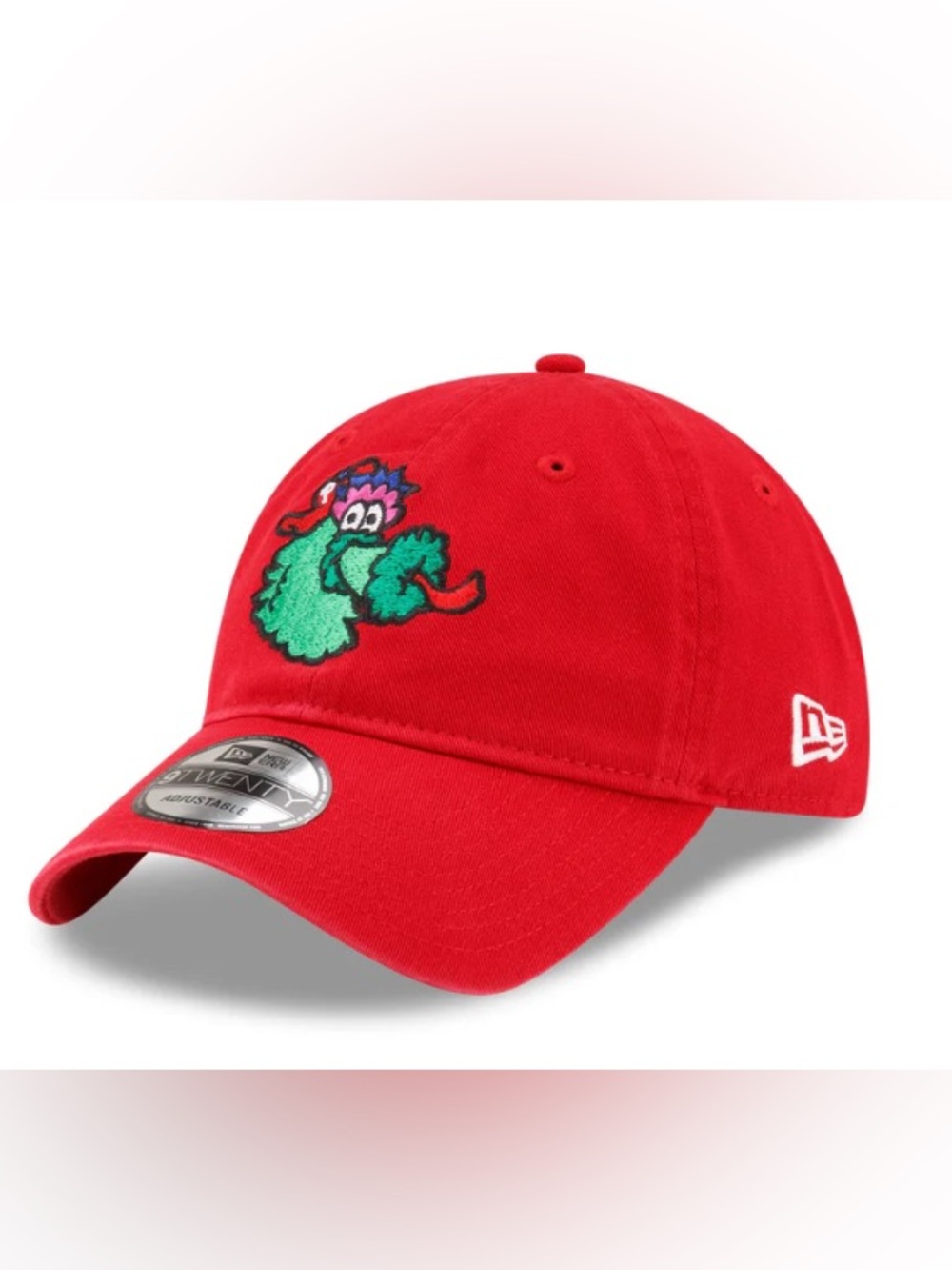 NEW ERA PHILADELPHIA PHILLIES CASUAL CLASSIC ADJUSTABLE HAT - RED